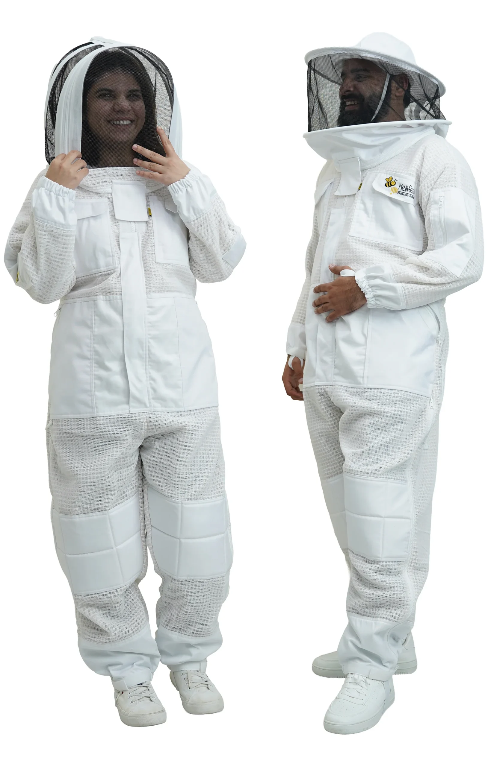 3-Layer Super Cool Mesh Beekeeping Jacket vs Poly-Cotton Beekeeping Jacket