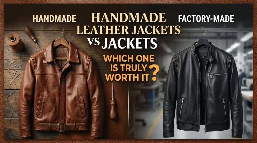 Handmade Leather Jackets vs Factory-Made Jackets
