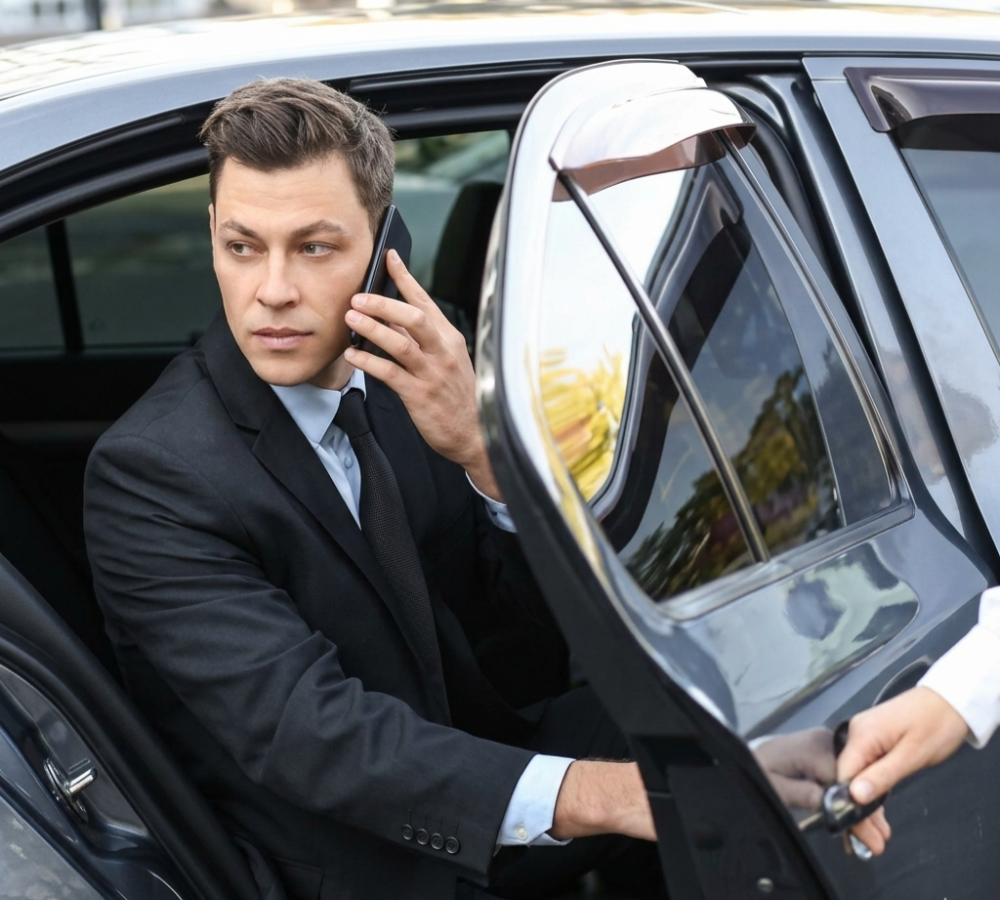 Professional chauffeur transfers between Manchester Airport and NEC Birmingham with luxury vehicles, fixed pricing, and reliable executive travel solutions.