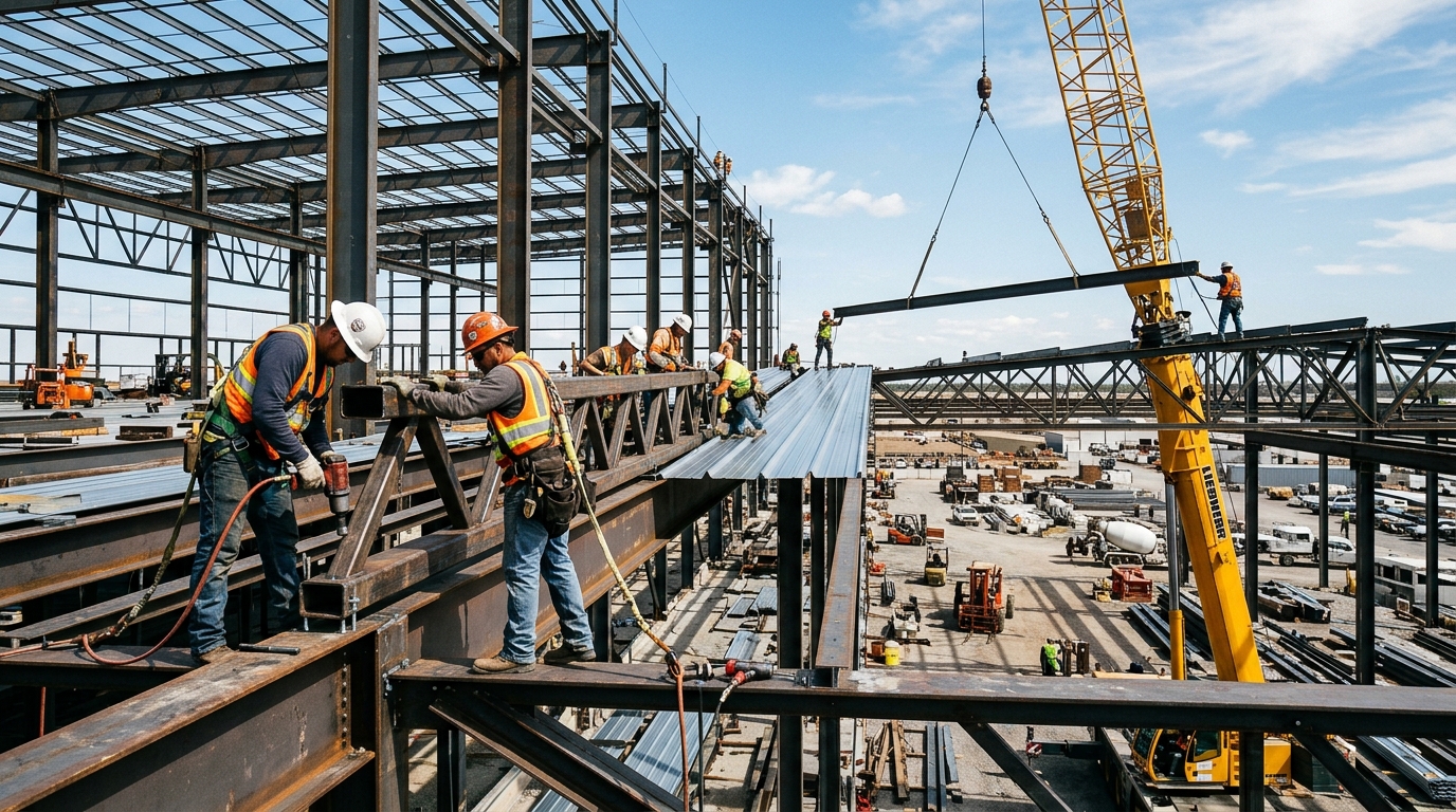How Do You Frame A Metal Building Roof