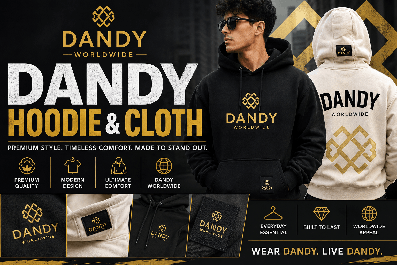 Dandy Hoodie Style Guide: Fit, Quality, and Everyday Wear