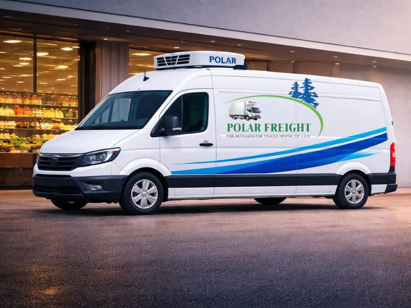 Chiller van rental Dubai refrigerated transport service Polar Freights