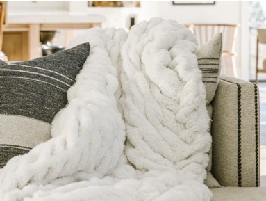 white blankets