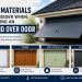 Best materials for garage doors