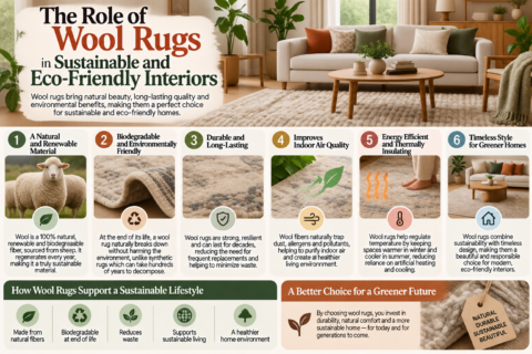 Wool Rugs for Sustainable Interiors