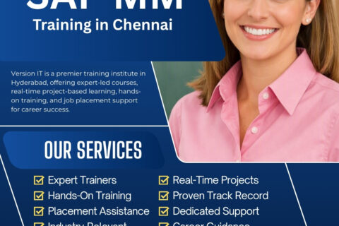 SAP MM Training in Chennai focused on material planning, supplier coordination, and inventory control at Version IT